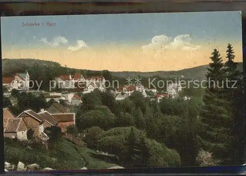 Schierke Harz Panorama Kat. Schierke Brocken