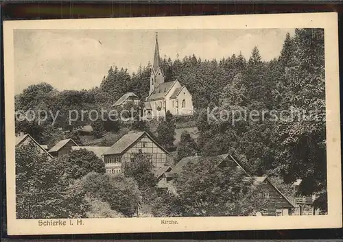 Schierke Harz Kirche Kat. Schierke Brocken