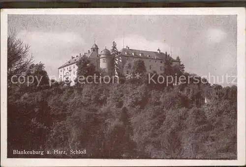 Blankenburg Harz Schloss Kat. Blankenburg