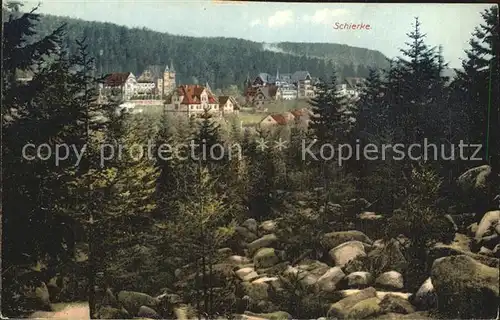 Schierke Harz Panorama Kat. Schierke Brocken