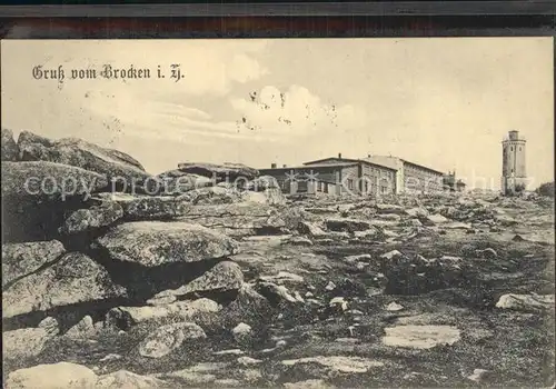 Brocken Brockenhaus Teufelskanzel Kat. Wernigerode