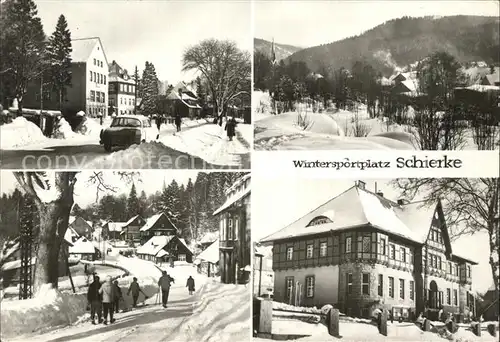 Schierke Harz Wintersportplatz Ortsansichten Dorfstrasse Kat. Schierke Brocken