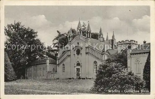 Woerlitz Park Gotisches Haus Kat. Woerlitz