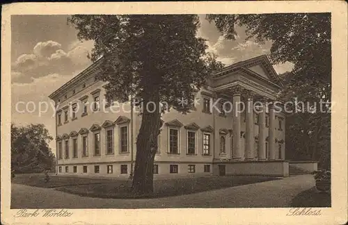 Woerlitz Park Schloss Kupfertiefdruck Kat. Woerlitz