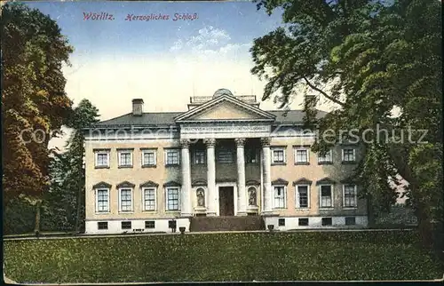 Woerlitz Park Herzogliches Schloss Kat. Woerlitz