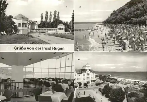 Goehren Ruegen Konzertpavillon Sellin Strand Baabe HO Gaststaette Inselparadies Cafe Binz Kat. Goehren Ostseebad Ruegen