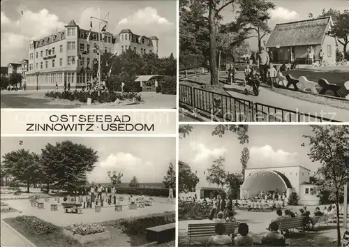 Zinnowitz Ostseebad Heim" Glueck auf "Sportpark Kindersportgarten Konzertpavillon