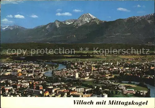 Villach Kaernten Kongressstadt an der Dreilaenderecke oesterrreich  Italien  Jugoslawien Kat. Villach