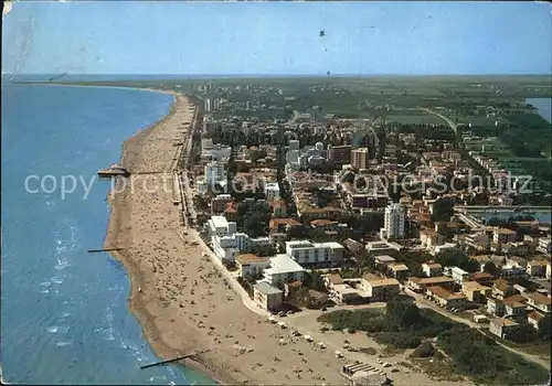 Lignano Fliegeraufnahme Strand Kat. Lignano