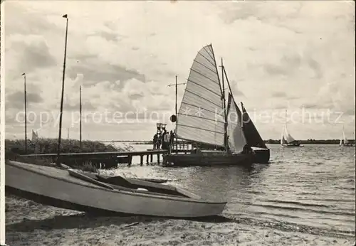 Zinnowitz Ostseebad Boots Anlegestelle am Achterwasser