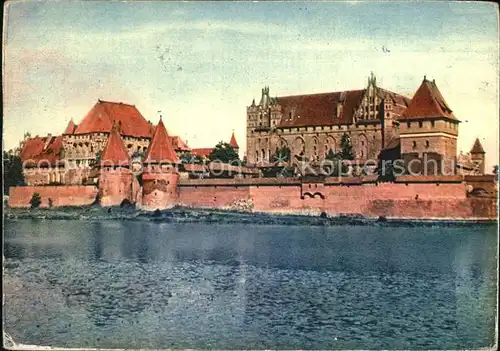 Malbork Zamek krzyzacki Kat. Marienburg Westpreussen