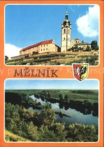 Melnik Tschechien Zamek a soutok Vitavy s Labem Kat. Melnik