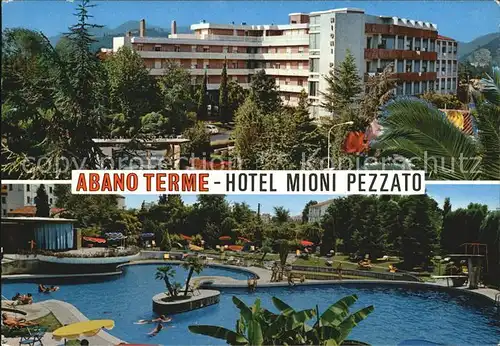 Abano Terme Hotel Mioni Pezzato Swimmingpool Kat. Abano Terme