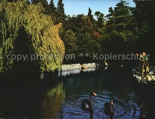 Trieste Parco di Miramare Laghetto dei cigni Kat. Trieste