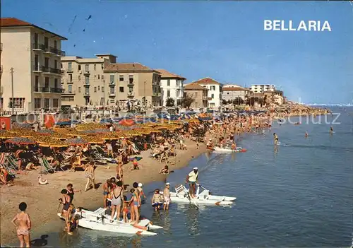 Bellaria Alberghi e spiaggia visti dal mare Kat. Rimini