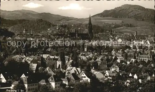 Freiburg Breisgau Fliegeraufnahme Kat. Freiburg im Breisgau