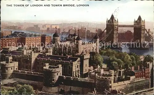 London Tower and Tower Bridge  Kat. City of London
