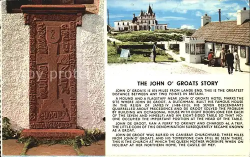 Caithness Sutherland The John O`Groats Story Grave 