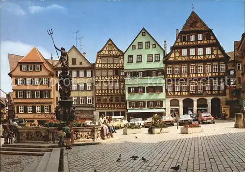 Tuebingen 500 Jahre Eberhard Karls Universitaet Tuebingen Marktplatz Kat. Tuebingen