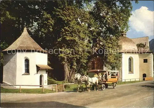 Oberstdorf Loretto Kapelle mit Stellwagen Kat. Oberstdorf