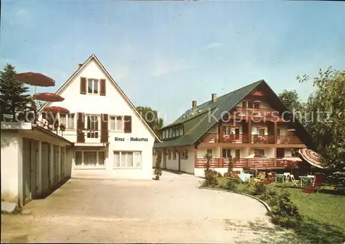 Badenweiler Foersterhaus Lais mit Haus Hubertus Kat. Badenweiler