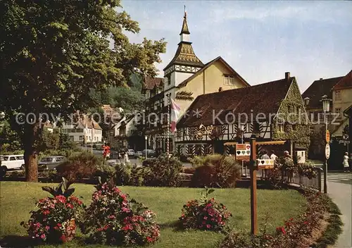 Bad Herrenalb Moenchs Posthotel mit Klosterschaenke Kat. Bad Herrenalb