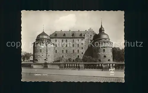 oerebro Slottet Schloss Kat. oerebro