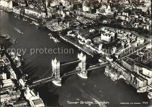 London Fliegeraufnahme Towerbridge Kat. City of London