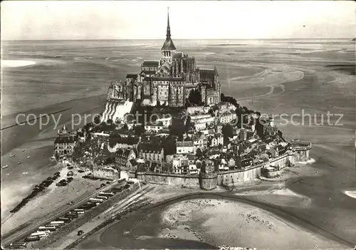 Mont Saint Michel Le Fliegeraufnahme Kat. Le Mont Saint Michel