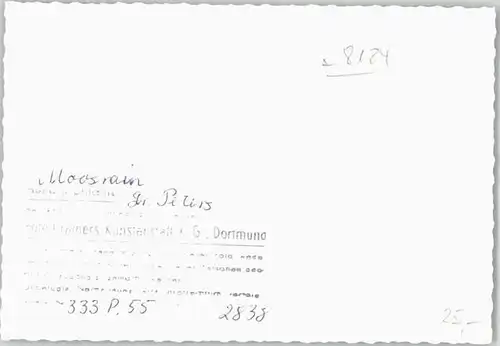 Moosrain Moosrain Tegernsee Haus Dr. Peters ungelaufen ca. 1955 / Gmund a.Tegernsee /Miesbach LKR