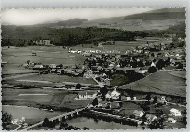 Blaibach Fliegeraufnahme * 1955 / Blaibach /Cham LKR Nr. we02678