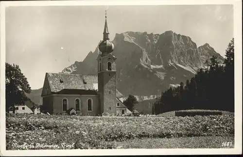 Biberwier Tirol Kirche  / Biberwier /Ausserfern