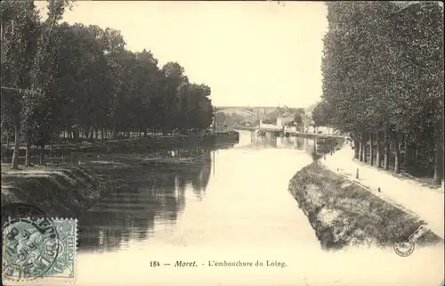 Moret-sur-Loing Moret Embouchure Loing x / Moret-sur-Loing /Arrond. de Fontainebleau