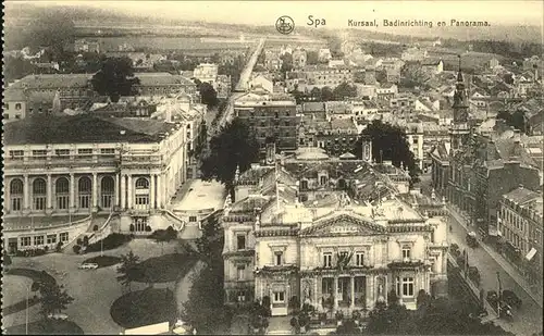 Spa Liege Kursaal Badinrichting Panorama