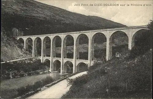 Cize Bolozon Riviere d`Ain
Pont