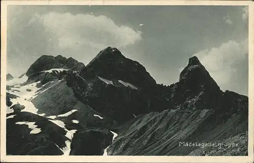 Allgaeuer Alpen Maedelegabelgruppe