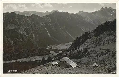 Allgaeuer Alpen Soelleralpe