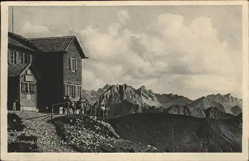 Allgaeuer Alpen Edmund Probst Haus am Nebelhorn
