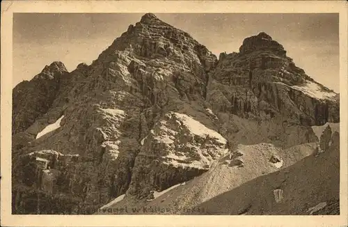 Allgaeuer Alpen Hochvogel vom Kalten Winkel