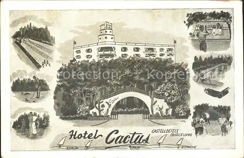 Castelldefels Hotel Cactus / Costa Brava /