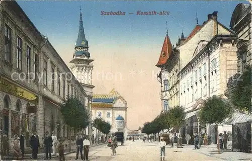 Szabadka Kossuth utca / Serbien /