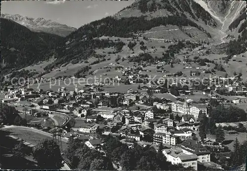 Klosters GR Fliegeraufnahme / Klosters /Bz. Praettigau-Davos