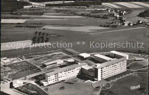 Schwenningen Neckar Staedtisches Krankenhaus Fliegeraufnahme / Villingen-Schwenningen /Schwarzwald-Baar-Kreis LKR