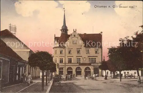 Chlumec Cidlinou Chlumetz Zidlina Okresni dum / Tschechische Republik /Hradec Kralove