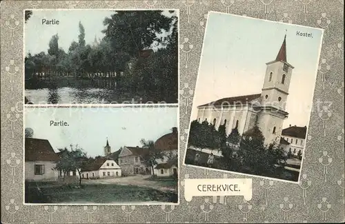 Cerekvice Loucnou Kirche Teich  / Zwittau Svitavy /