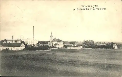 Cernozice Tschernoschitz Sehnoutky Tovarny a villa / Hradec Kralove Koeniggraetz /