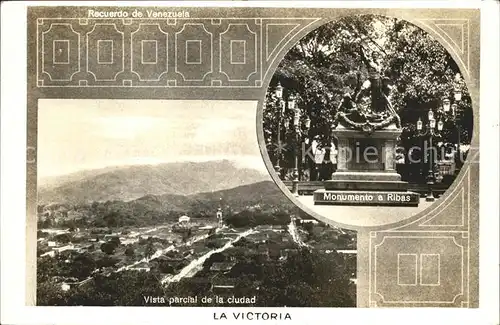 La Victoria Venezuela Monumento Ribas Parcial Ciudad / Venezuela /Nuestra Senora de La Victoria