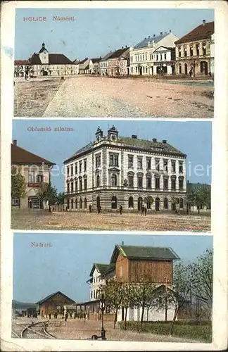 Holice Marktplatz Nadrazi Obcanska zalozna / Holice /Pardubice