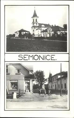 Semonice Semonitz Kirche V Olexa / Nachod /