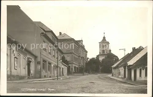 Vysoke Veseli Hochwessely Dorfstrasse Kirche  / Jicin /